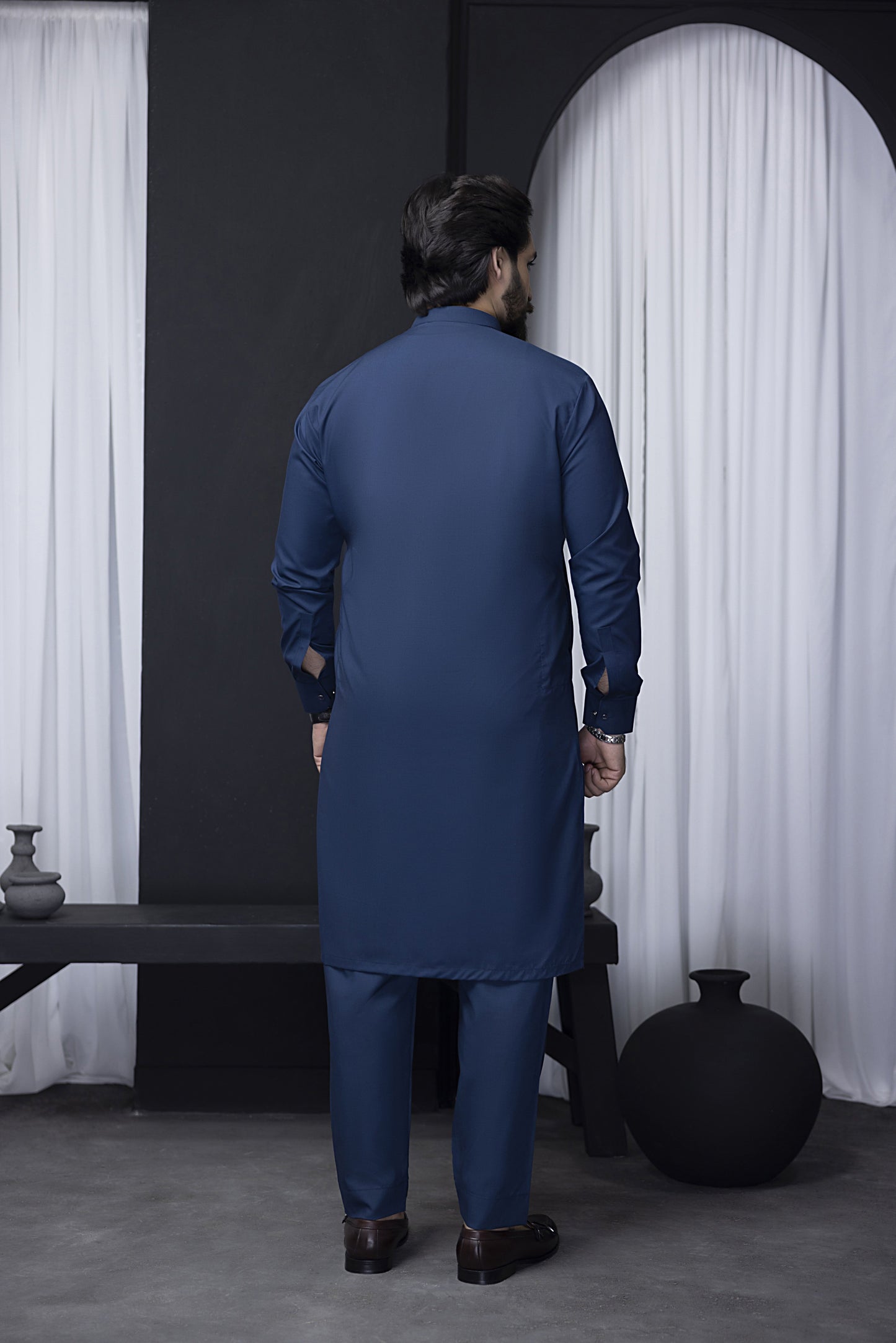 "Elegant Blue Kurta Pajama - Premium Quality Men's Ethnic Wear"