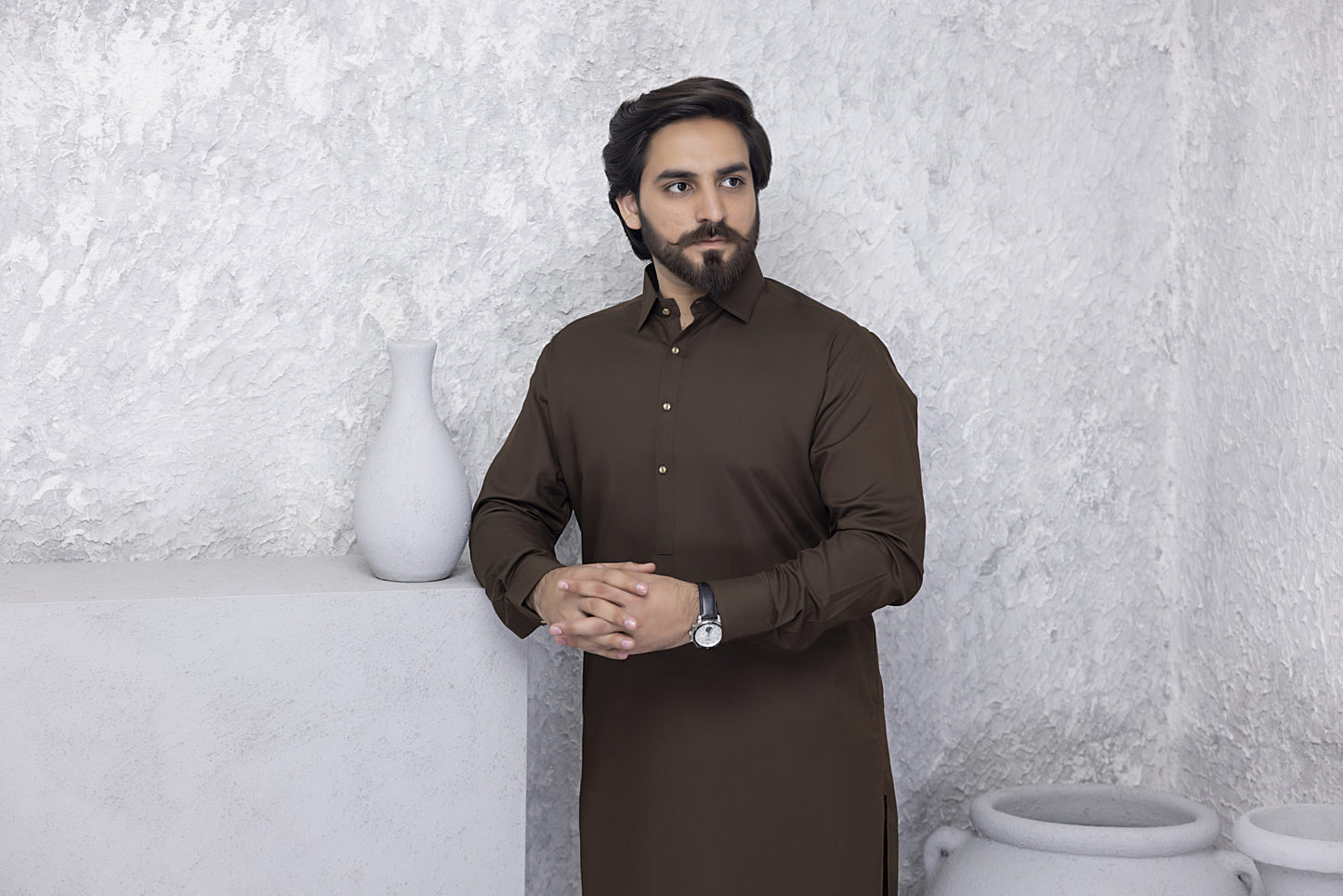 Premium Soft Chocolate Brown Kurta Shalwar